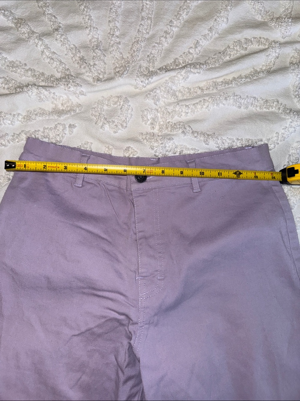 Motel Rocks High Rise Bootcut Stretch Lilac Pants - Picture 6 of 8